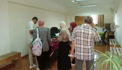 استعدادًا للعام الجديد.. إجراء الكشف الطبي لطلاب المعهد الفني الصحي بقنا
