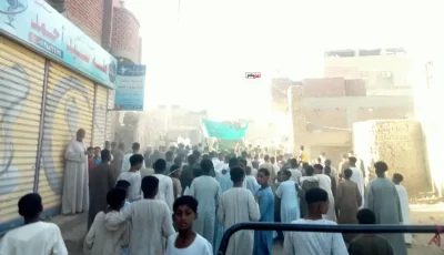 طلعة المحمل تشعل شوارع قرية الدير بجنوب الأقصر فرحا بالمولد النبوي