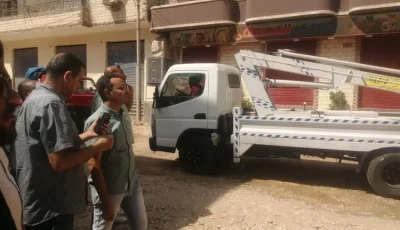 هدم عقار آيل للسقوط بالأقصر مكون من 8 طوابق لـ تشكيله خطرا على حياة السكان