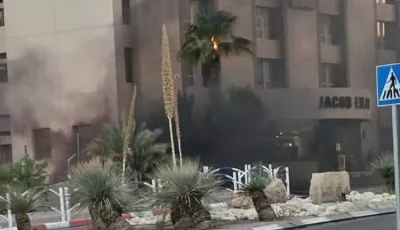 مسيرة من اليمن تضرب فندقاً في إيلات