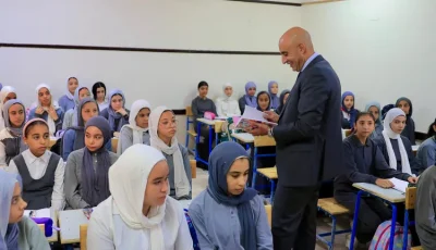 جولة تفقدية مفاجئة لوزير التعليم بعدد من مدارس الغربية
