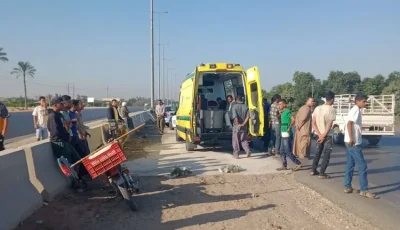 كارثة على طريق 36 الحربي.. أسرة تفقد أمها وتصارع الموت بعد تصادم مروع بالإسماعيلية