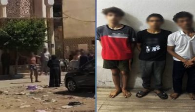 الداخلية تكشف ملابسات فيديو التلويح بأسلحة بيضاء أمام مسجد بدمياط