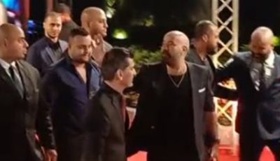 محمد سعد وأنوشكا ونجلاء بدر أول الحضور في حفل توزيع جوائز دير جيست