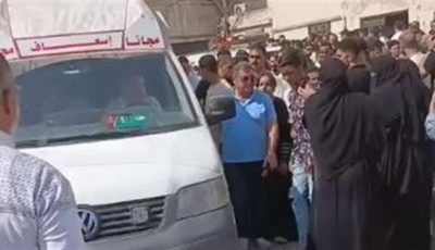 انهيار أهالي ضحايا حريق مصنع ملابس المحلة خلال خروج الجثامين من المشرحة| بث مباشر
