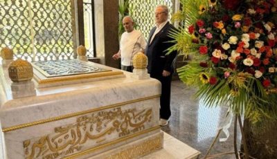 مصطفى بكري وعبد الحكيم جمال أبرزهم.. توافد الزوار على ضريح جمال عبد الناصر في ذكرى وفاته الـ55 |بث مباشر