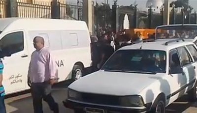 تشييع جنازة الدكتور ياسر صقر رئيس جامعة حلوان الأسبق
