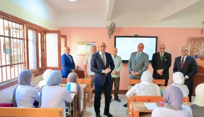 وزير التعليم ومحافظ القليوبية يتابعان سير العملية التعليمية في عدد من مدارس المحافظة