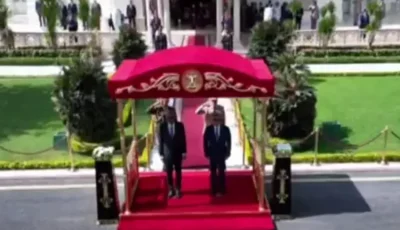الرئيس السيسي يستقبل نظيره السنغافوري بقصر الاتحادية (فيديو)