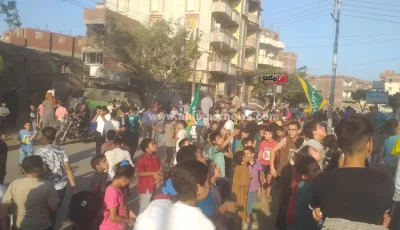 البلد كلها في الشارع… احتفالات عارمة بالمولد النبوي في قرية محلة أبو علي بكفر الشيخ (صور)