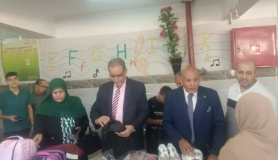افتتاح معرض “أهلا مدرستي” بمدرسة قمبش ببنى سويف استعدادا للعام الدراسي الجديد