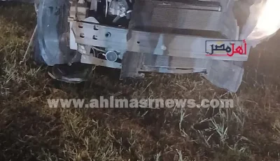 وفاة 3 شباب وإصابة رابع في حادث تصادم ملاكي أمام نادي الرواد بالشرقية