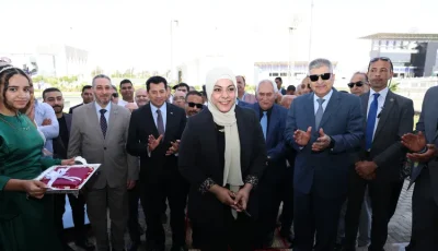 وزير الشباب ورئيس قناة السويس يشهدان افتتاح الصالة الدولية لرفع الأثقال