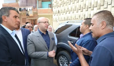 محافظ بني سويف: تكامل الخدمات حول المدارس أولوية وتكليفات فورية للمرور والصحة والتموين والكهربا