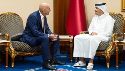 رئيس مجلس الوزراء القطري يستقبل المبعوث الأمريكي إلى سوريا