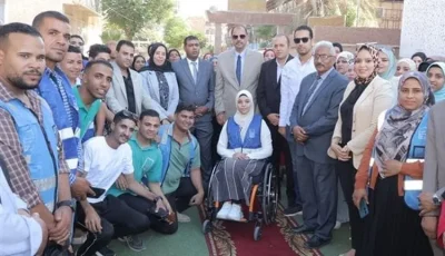 محافظ سوهاج يشهد توزيع 35 جهاز عروس وعدد من المساعدات للفئات الأولى بالرعاية