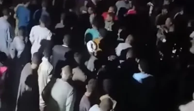 سقوط سيارة نصف نقل في نهر النيل بإحدى قرى المنيا (صور)