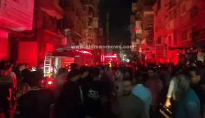 السيطرة على حريق هائل نشب بمطعم الشيف حسن بمدينة أبوحمص بالبحيرة
