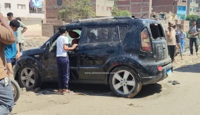 انتشال جثمان الضحية الثالثة في حادث غرق سيارة بمصرف بالشرقية
