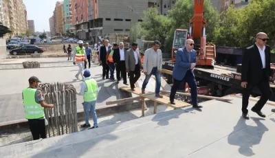 محافظ بني سويف من أعلى كوبري الشاملة: لا تأخير في التنفيذ لتحقيق السيولة المرورية