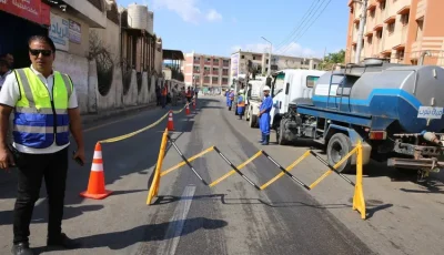 مياه كفر الشيخ تنفذ مناورة لمواجهة مياه الأمطار والسيول