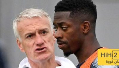 ديدييه ديشامب يبقي على عثمان ديمبلي رغم اصابته