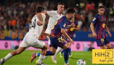 انسحاب فالنسيا المبكر أمام برشلونة يكشفه التحليل الحراري