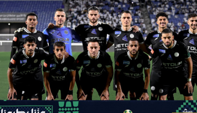 أبها ضد الشباب: التعادل يحسم الشوط الأول