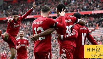 ليفربول يتصدر التسجيل رغم تراجع الأرقام المتوقعة