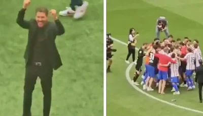 فيديو: رد فعل سيميوني بعد نهاية مباراة ديربي مدريد