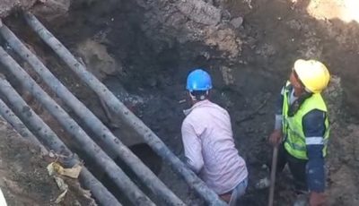 إصلاح ماسورة خط الطرد بالجوايدة بعد كسرها في للمرة الثانية بالأقصر| بث مباشر