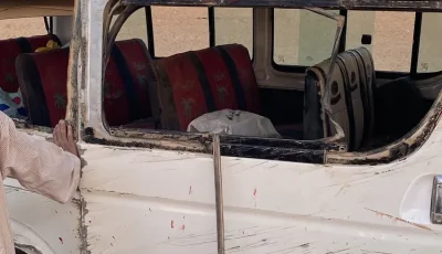 إصابة 8 أشخاص إثر انقلاب ميكروباص بصحراوي المنيا (صور)