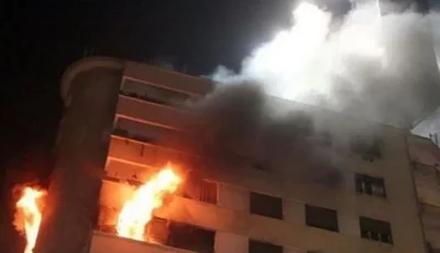 وفاة وإصابة 11 شخصًا في حريق شقة بطوابق فيصل
